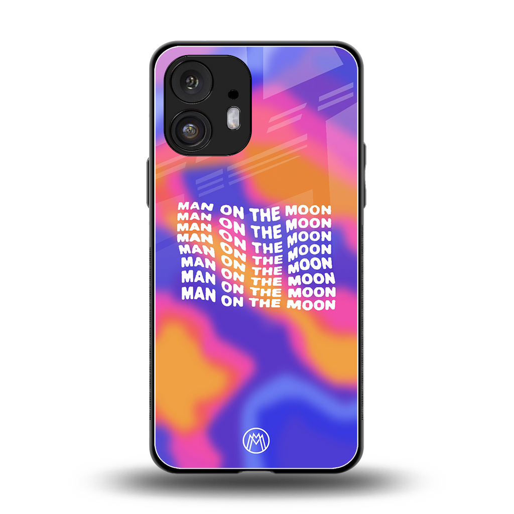moon man back phone cover | glass case for nothing phone 2