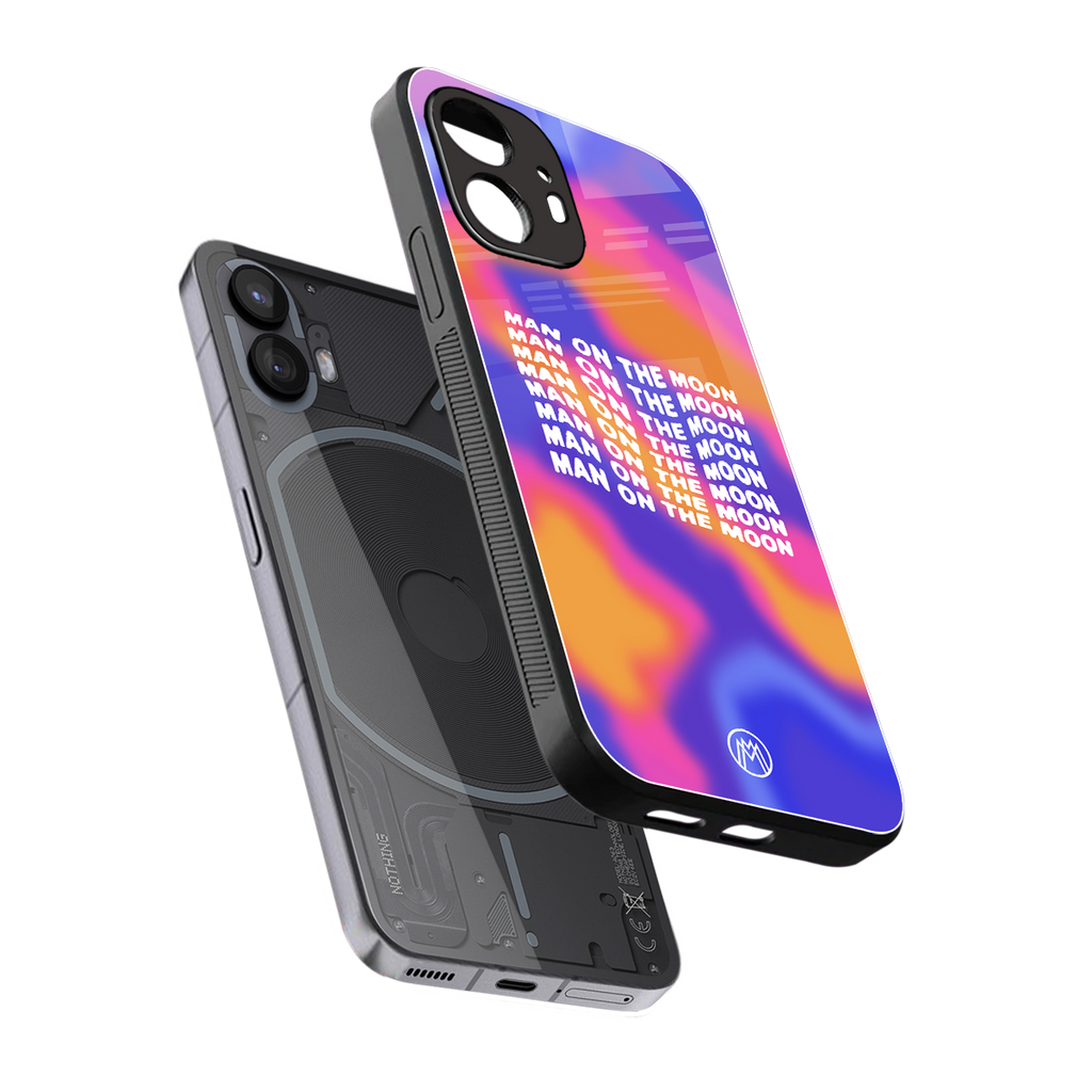 moon man back phone cover | glass case for nothing phone 2