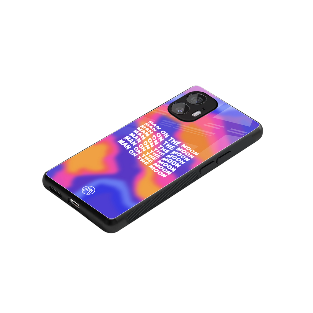 moon man back phone cover | glass case for nothing phone 2