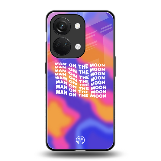 moon man back phone cover | glass case for oneplus nord 3