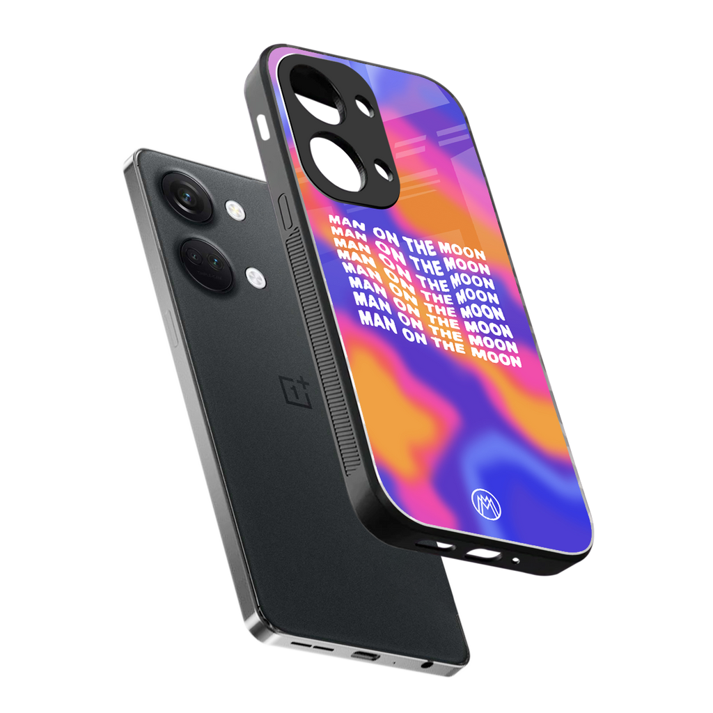 moon man back phone cover | glass case for oneplus nord 3