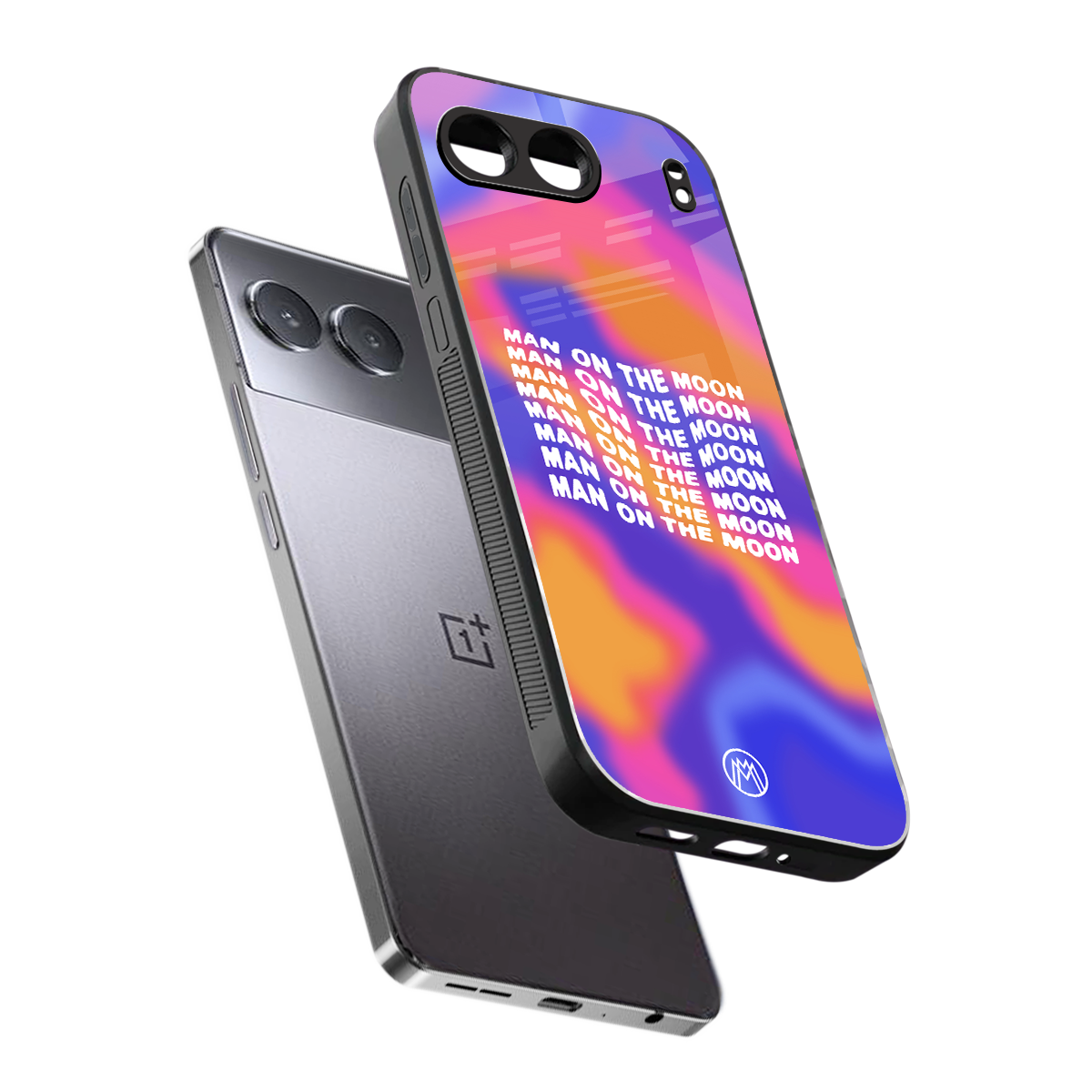 moon man back phone cover | glass case for oneplus nord 4