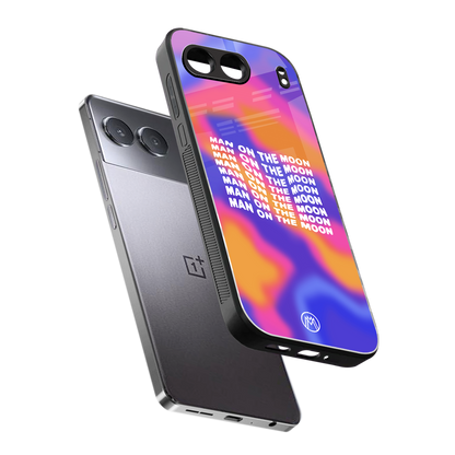 moon man back phone cover | glass case for oneplus nord 4