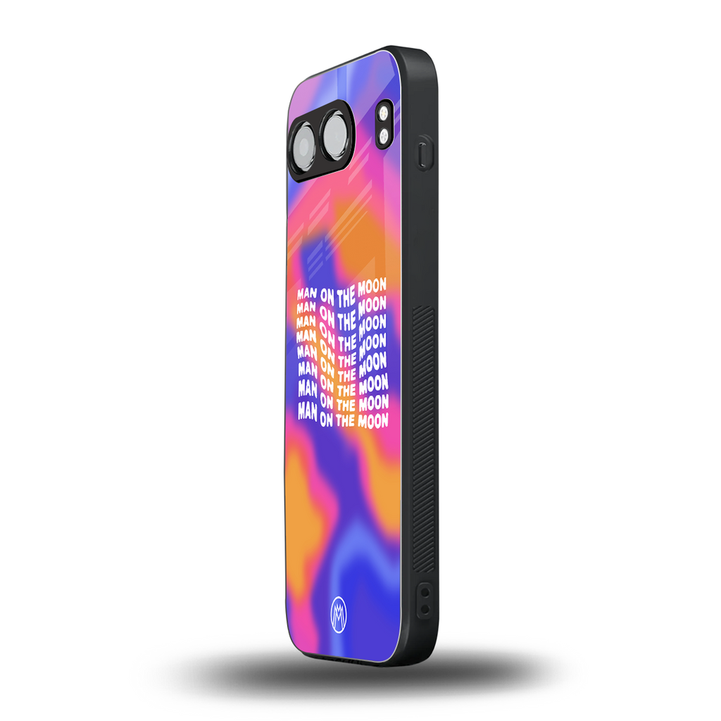 moon man back phone cover | glass case for oneplus nord 4