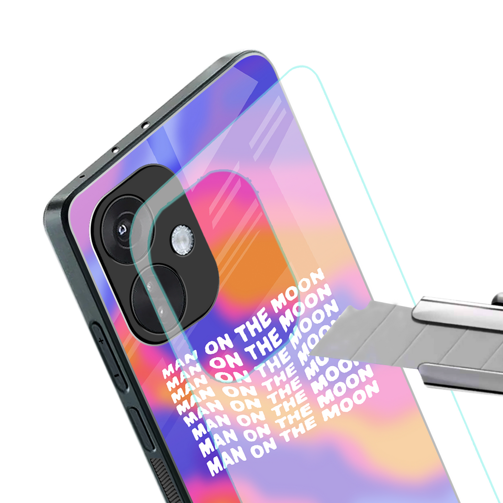 moon man back phone cover | glass case for oneplus nord ce 3
