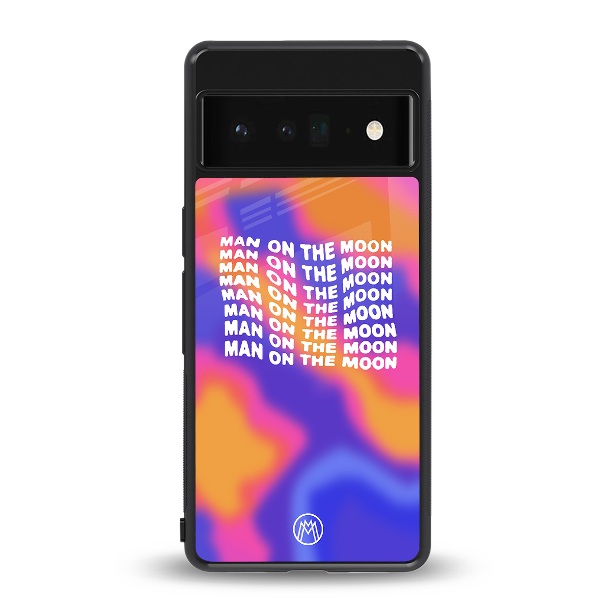 moon man back phone cover | glass case for google pixel 6 pro