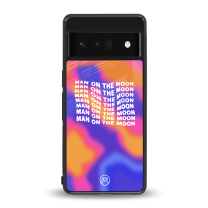 moon man back phone cover | glass case for google pixel 6 pro