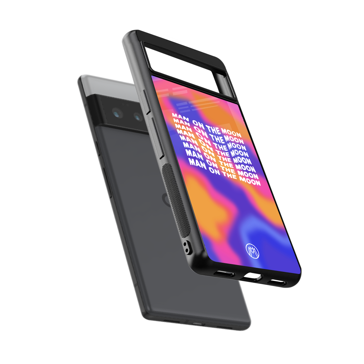 moon man back phone cover | glass case for google pixel 6 pro