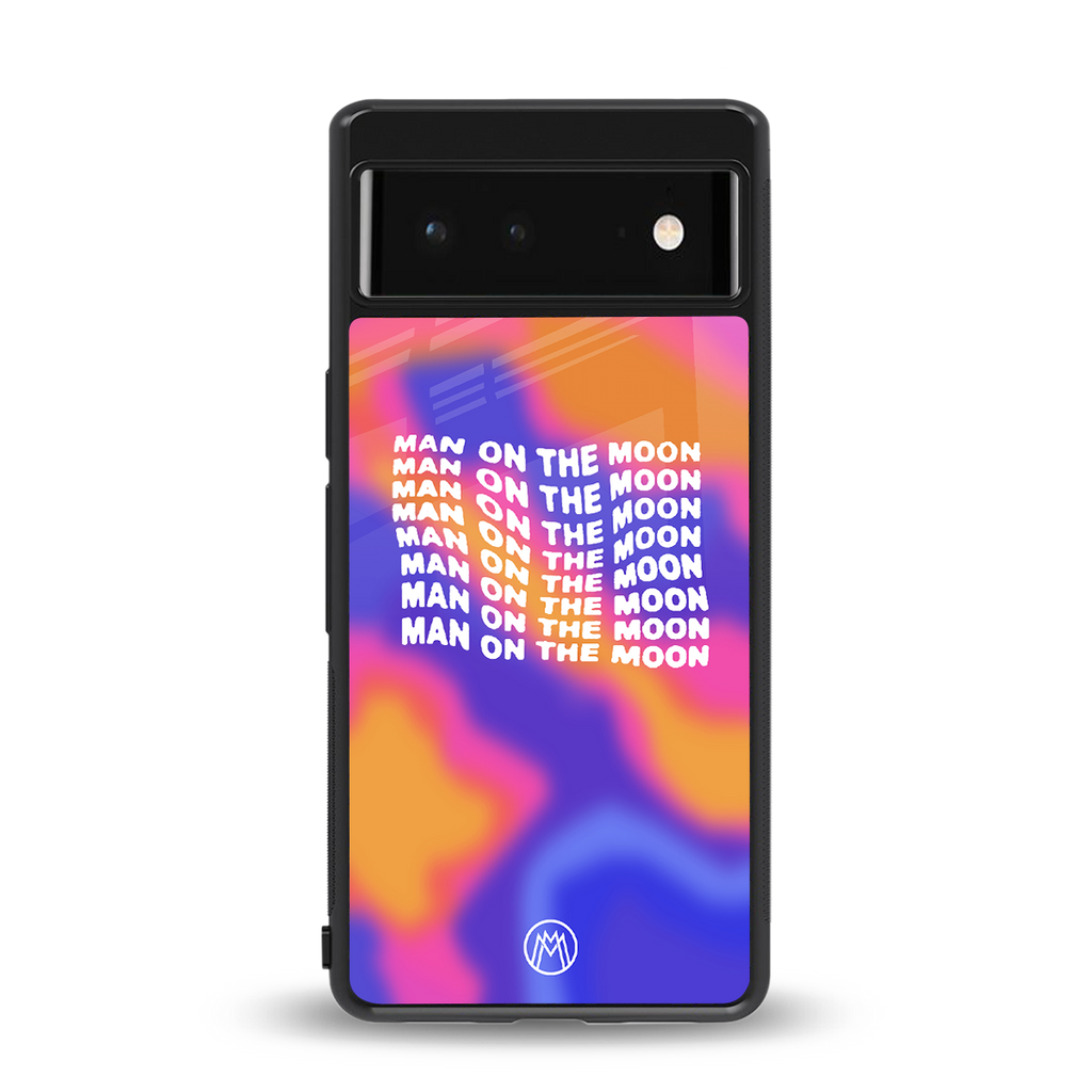 moon man back phone cover | glass case for google pixel 6