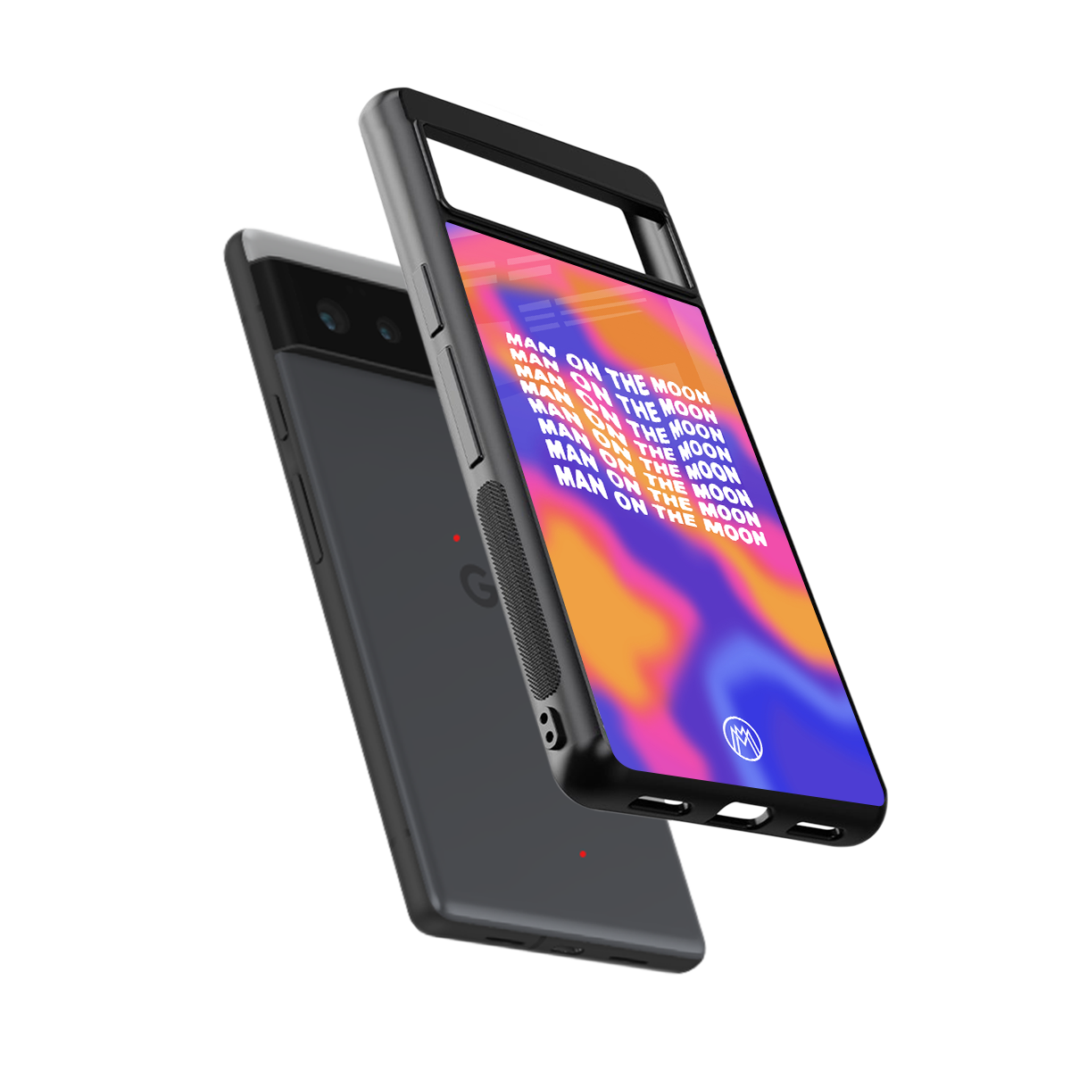 moon man back phone cover | glass case for google pixel 6
