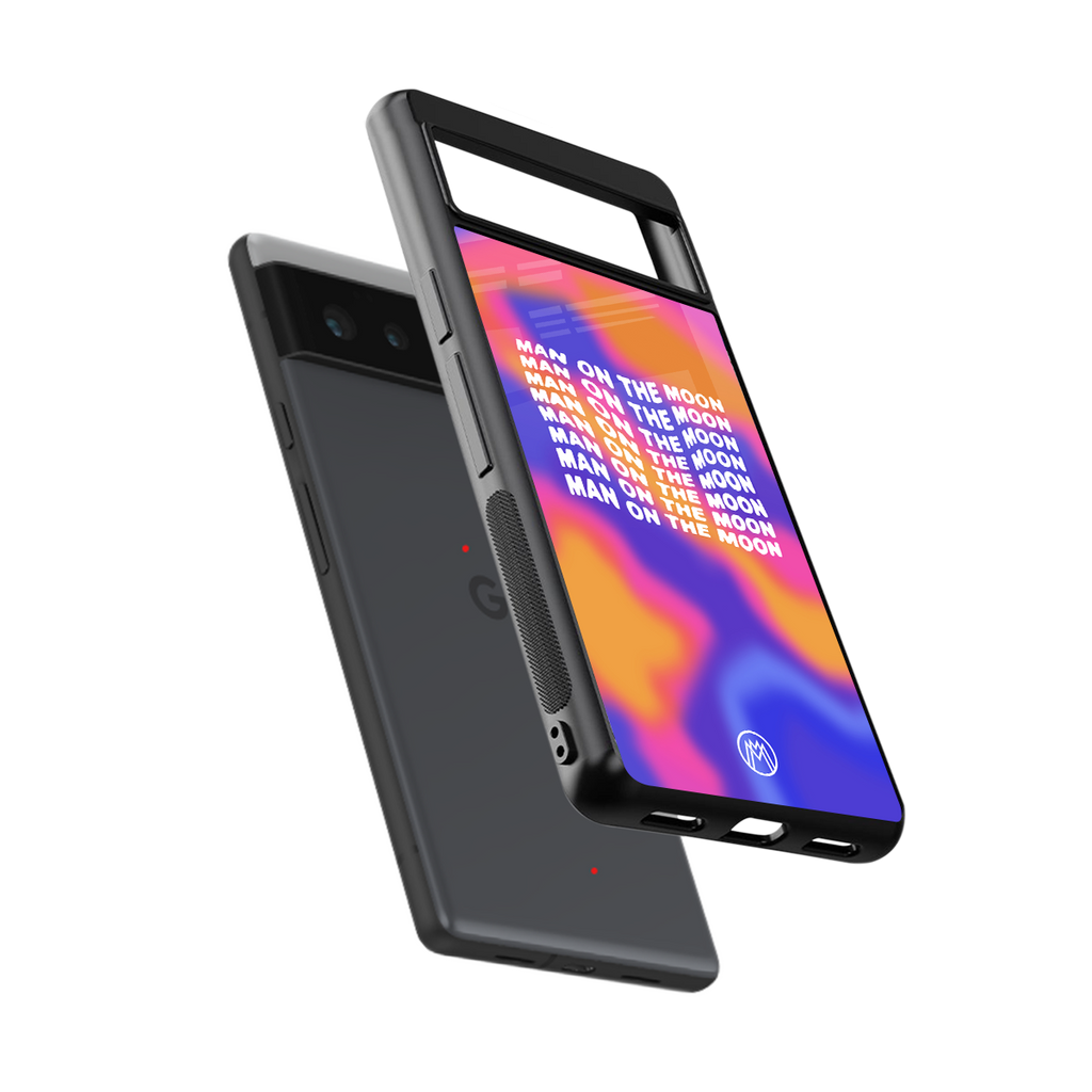 moon man back phone cover | glass case for Google Pixel 6A