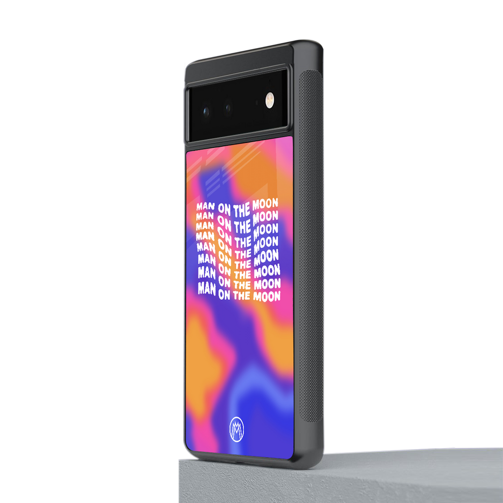 moon man back phone cover | glass case for Google Pixel 6A