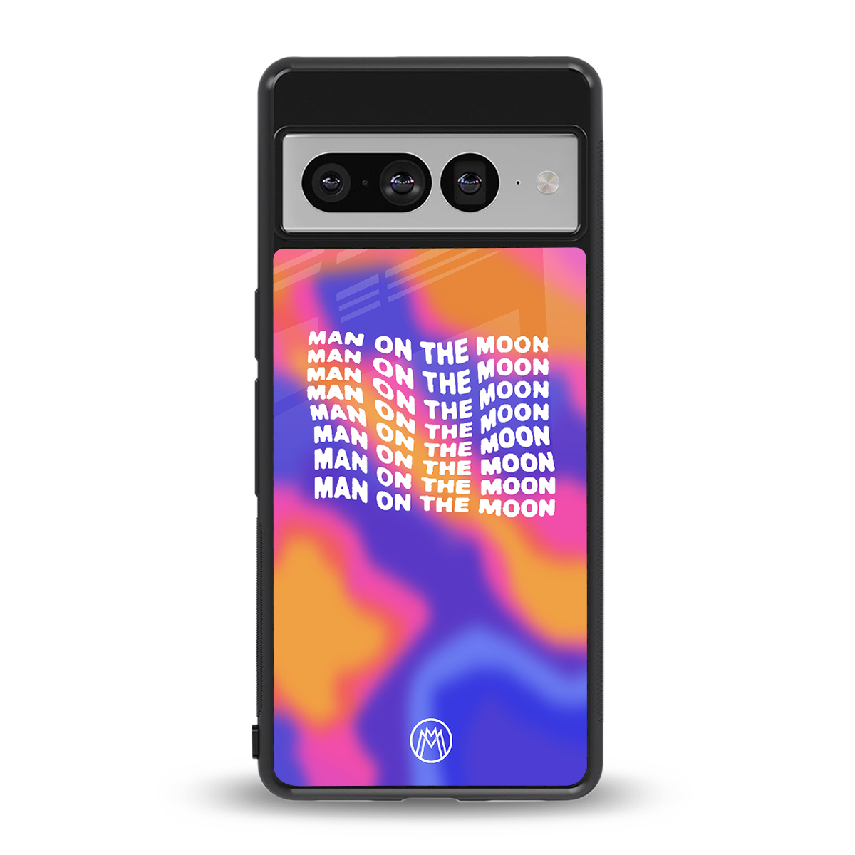 moon man back phone cover | glass case for google pixel 7 pro