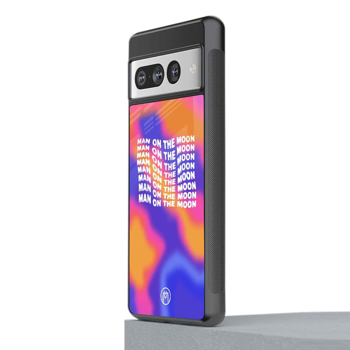 moon man back phone cover | glass case for google pixel 7 pro
