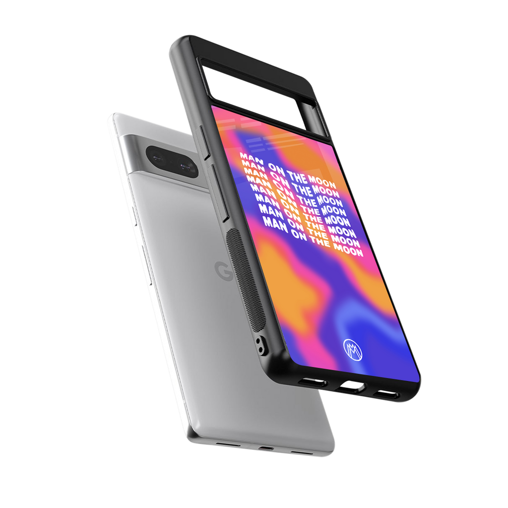 moon man back phone cover | glass case for Google Pixel 7