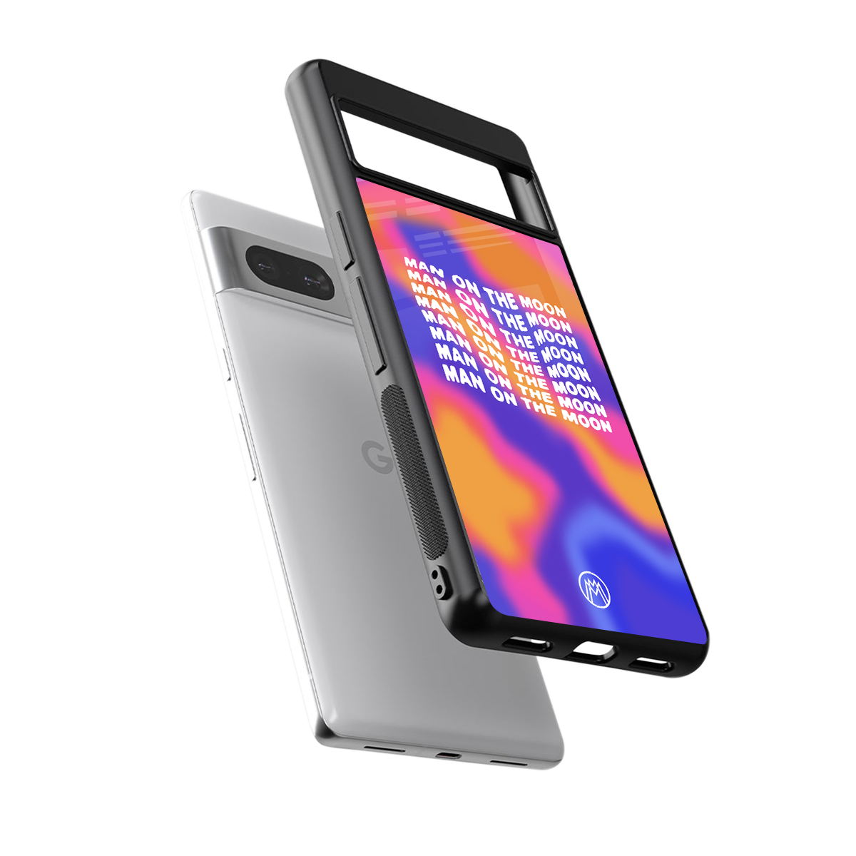 moon man back phone cover | glass case for Google Pixel 7