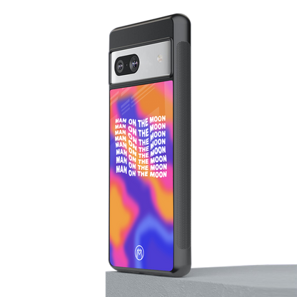 moon man back phone cover | glass case for Google Pixel 7A