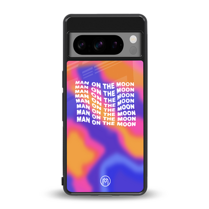 moon man back phone cover | glass case for google pixel 8 pro