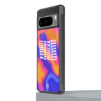 moon man back phone cover | glass case for google pixel 8 pro