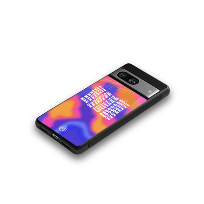 moon man back phone cover | glass case for Google Pixel 8