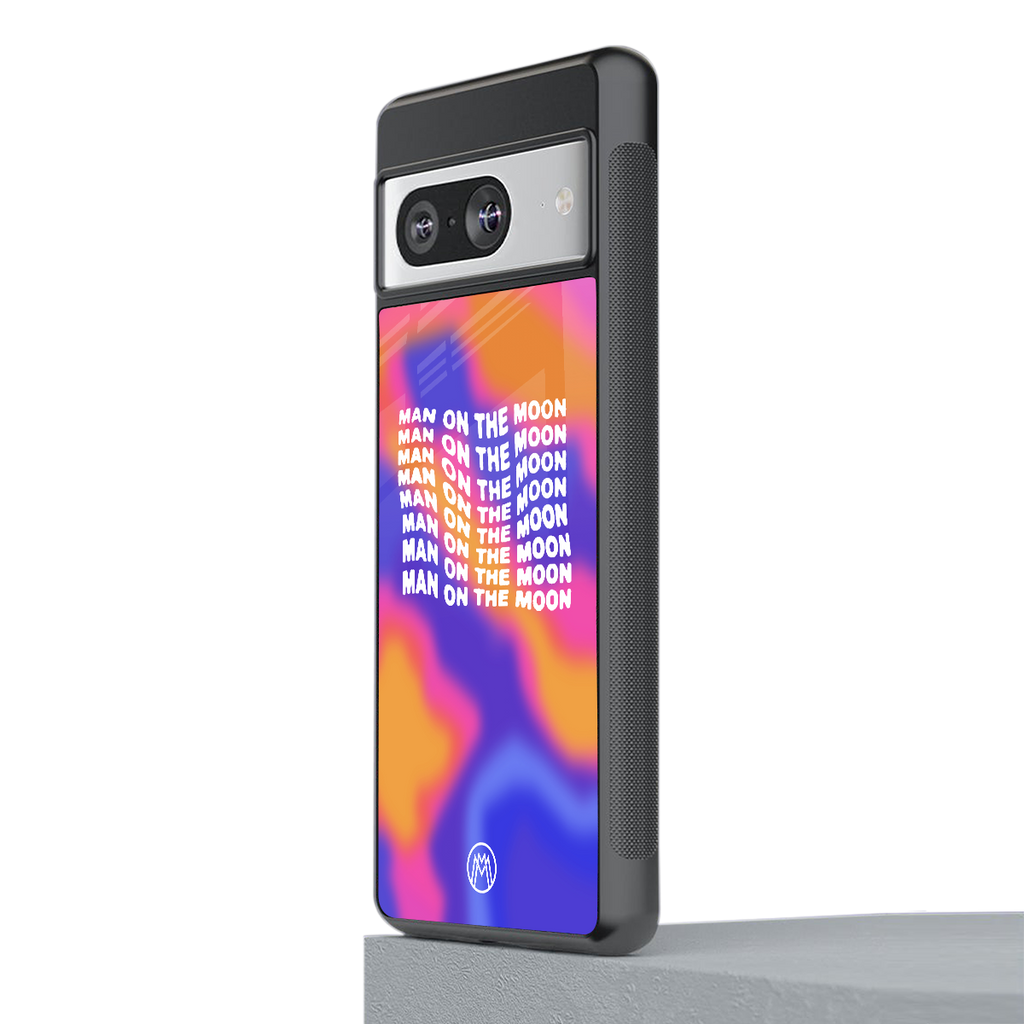 moon man back phone cover | glass case for Google Pixel 8