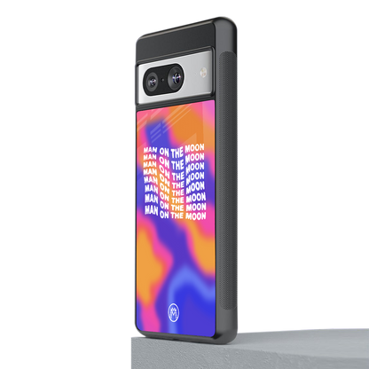 moon man back phone cover | glass case for Google Pixel 8