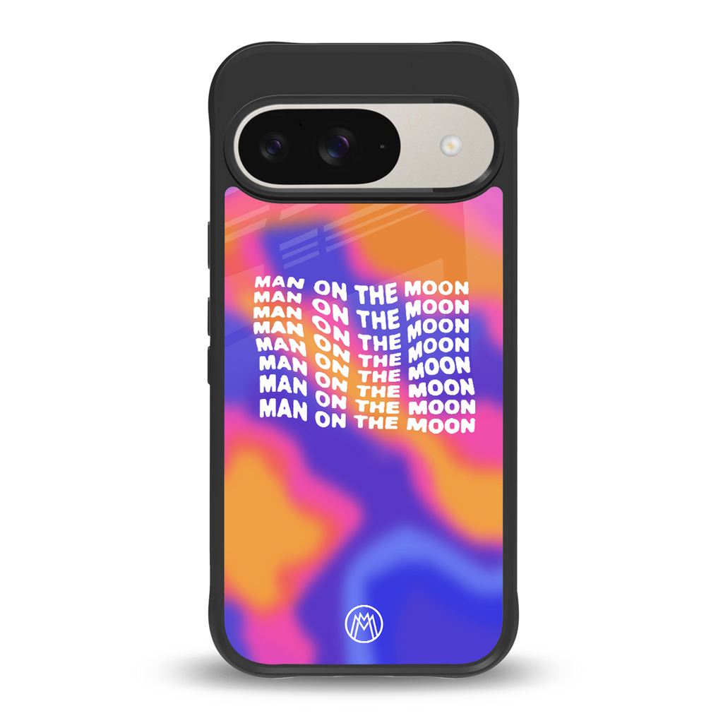 moon man back phone cover | glass case for google pixel 9