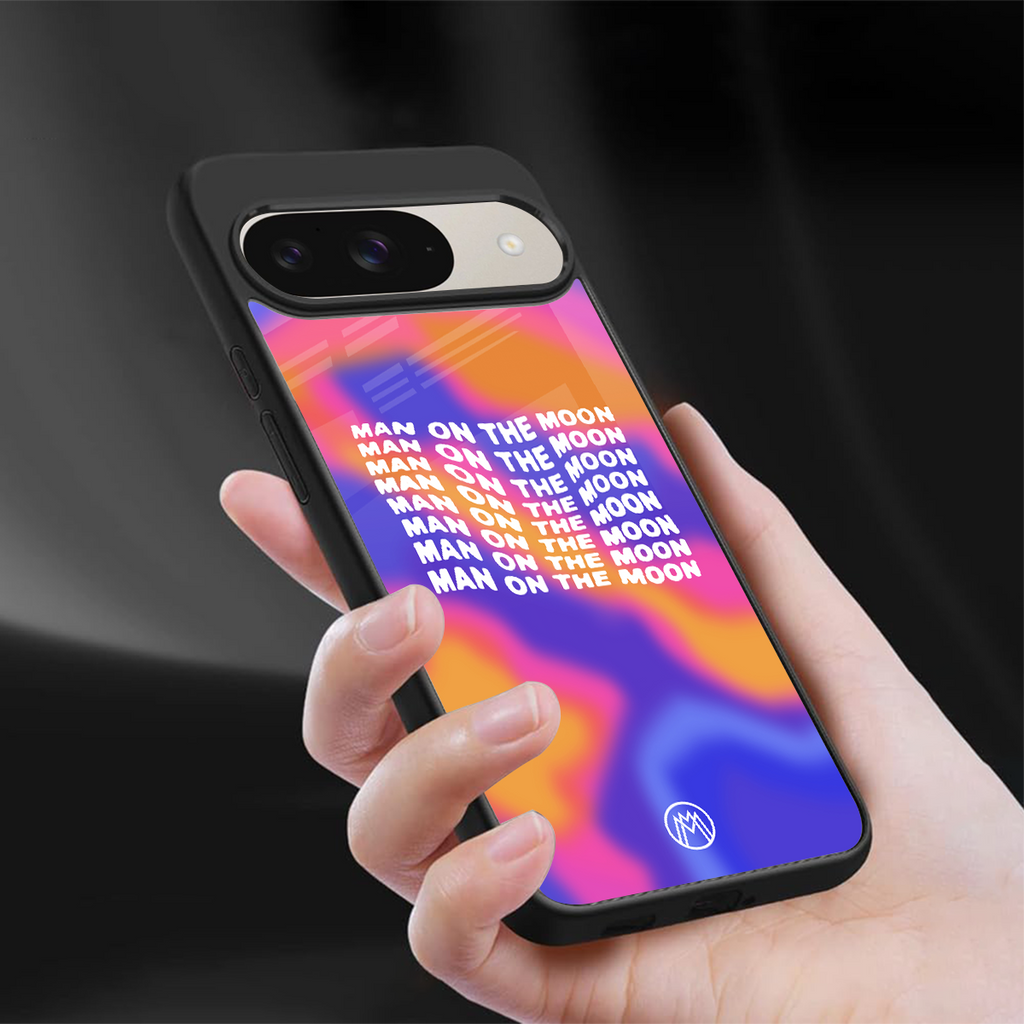 moon man back phone cover | glass case for google pixel 9