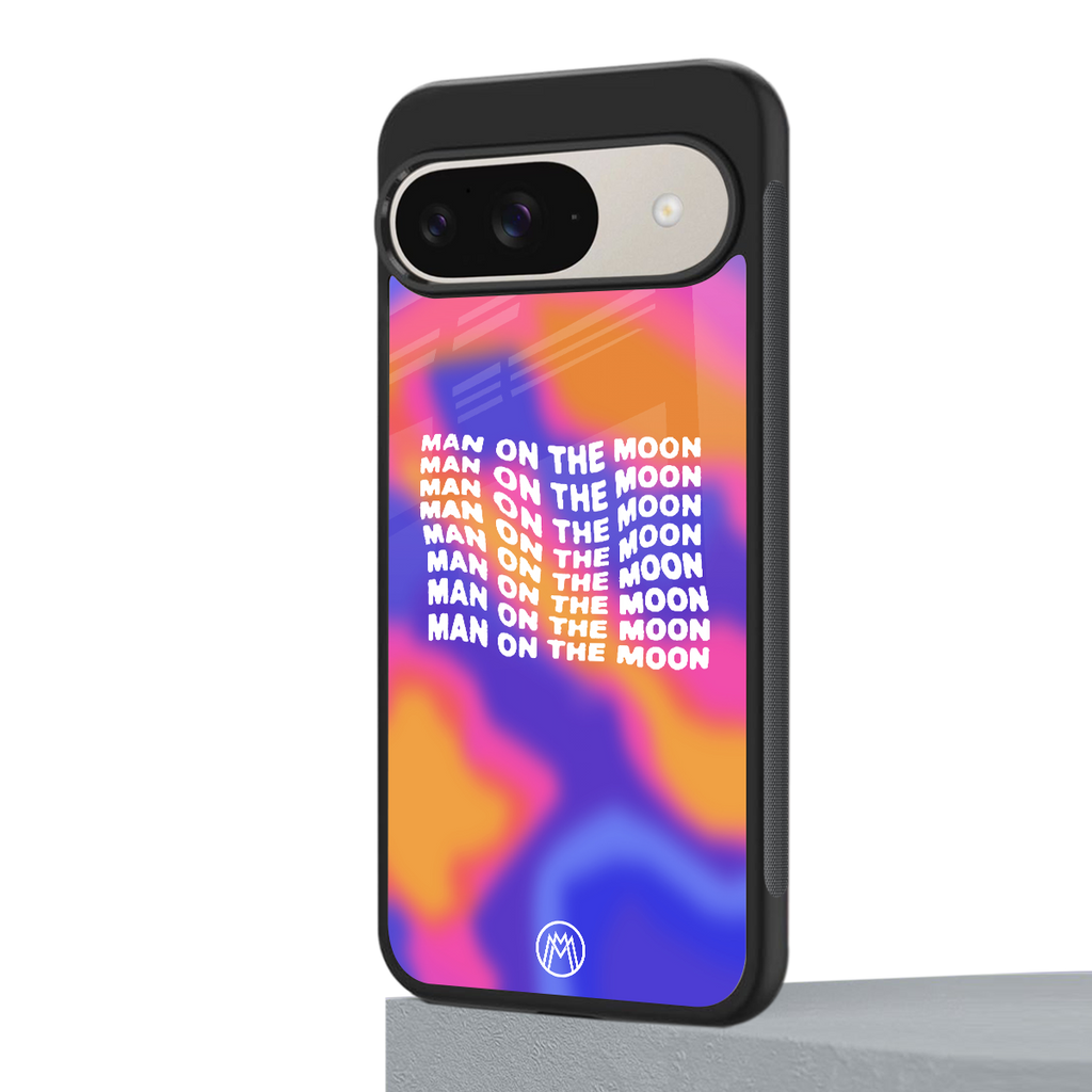 moon man back phone cover | glass case for google pixel 9