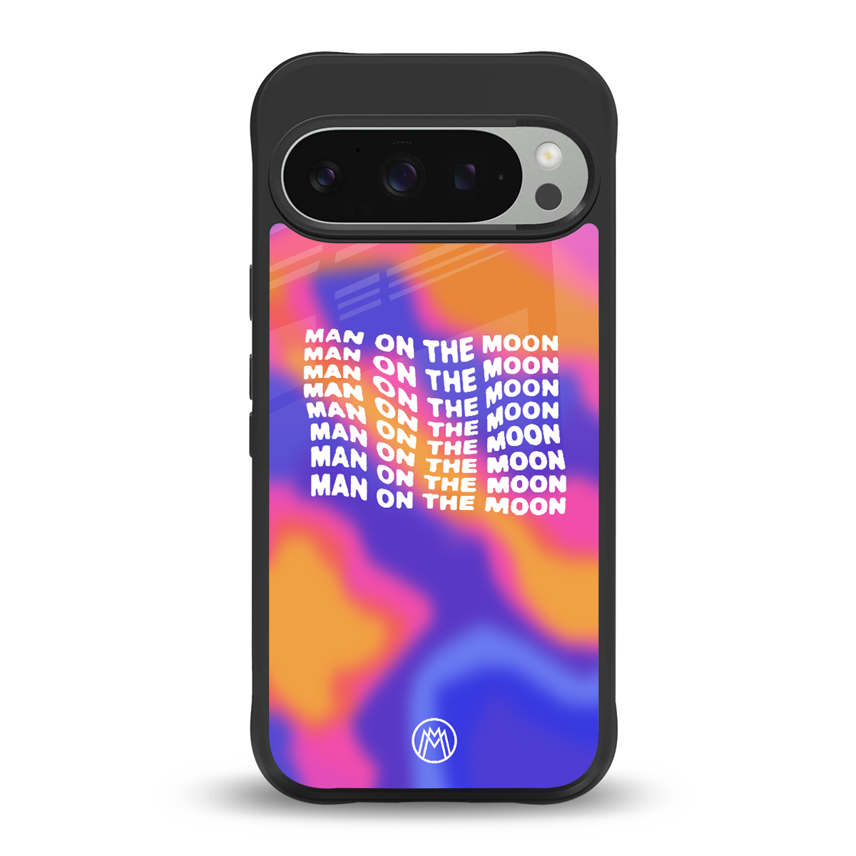 moon man back phone cover | glass case for google pixel 9 pro xl