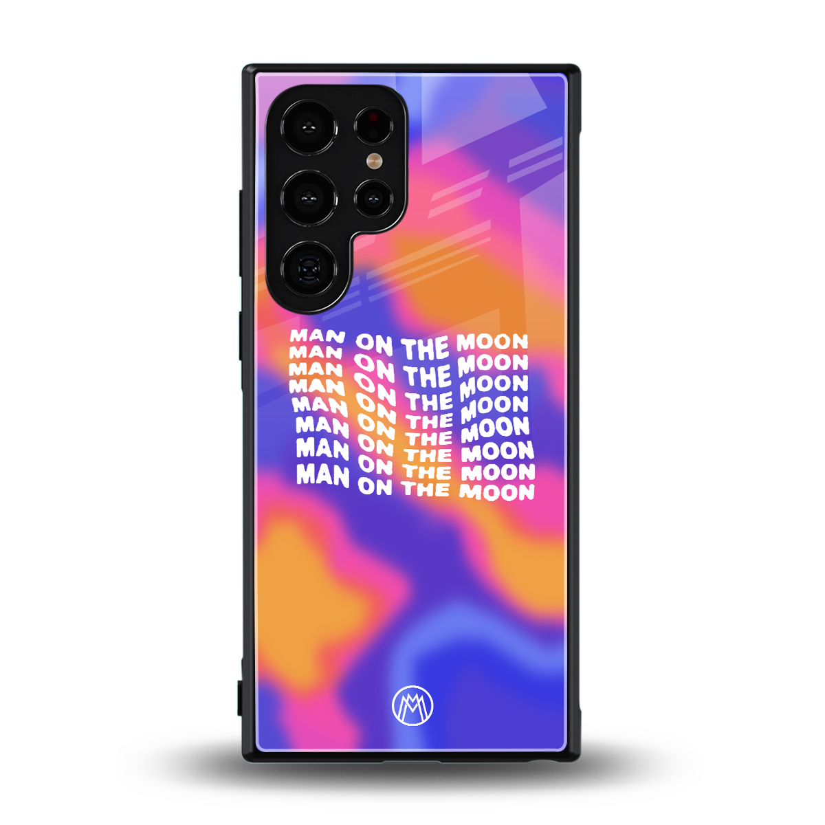 moon man back phone cover | glass case for samsung galaxy s23 ultra