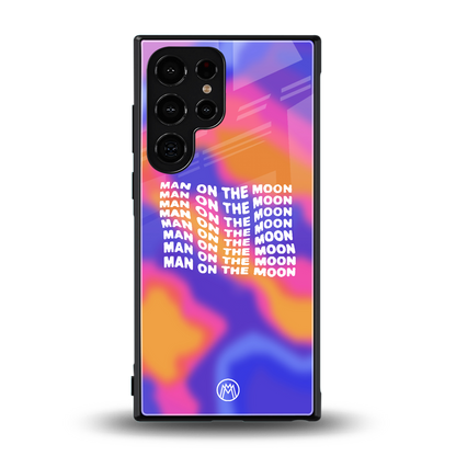 moon man back phone cover | glass case for samsung galaxy s23 ultra