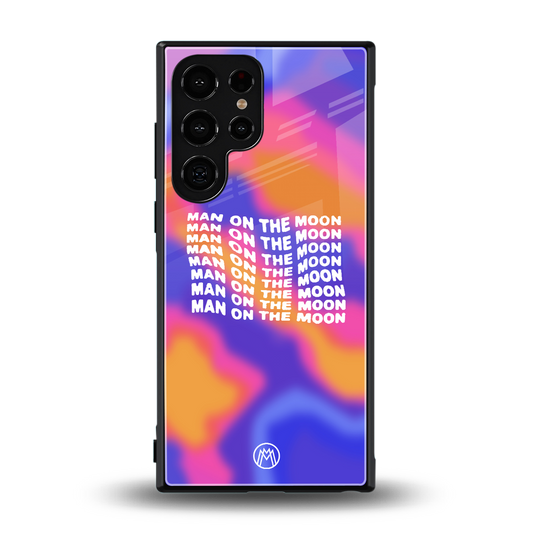 moon man back phone cover | glass case for samsung galaxy s23 ultra