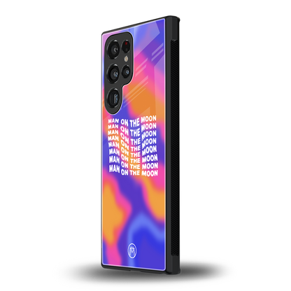 moon man back phone cover | glass case for samsung galaxy s23 ultra