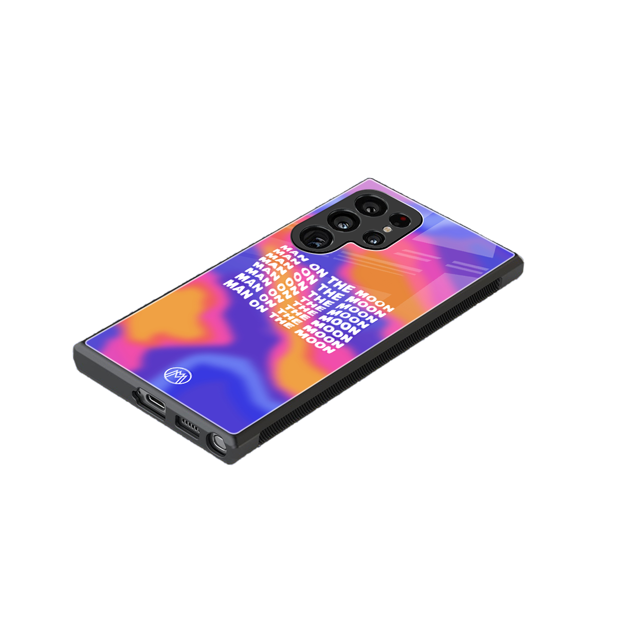 moon man back phone cover | glass case for samsung galaxy s23 ultra