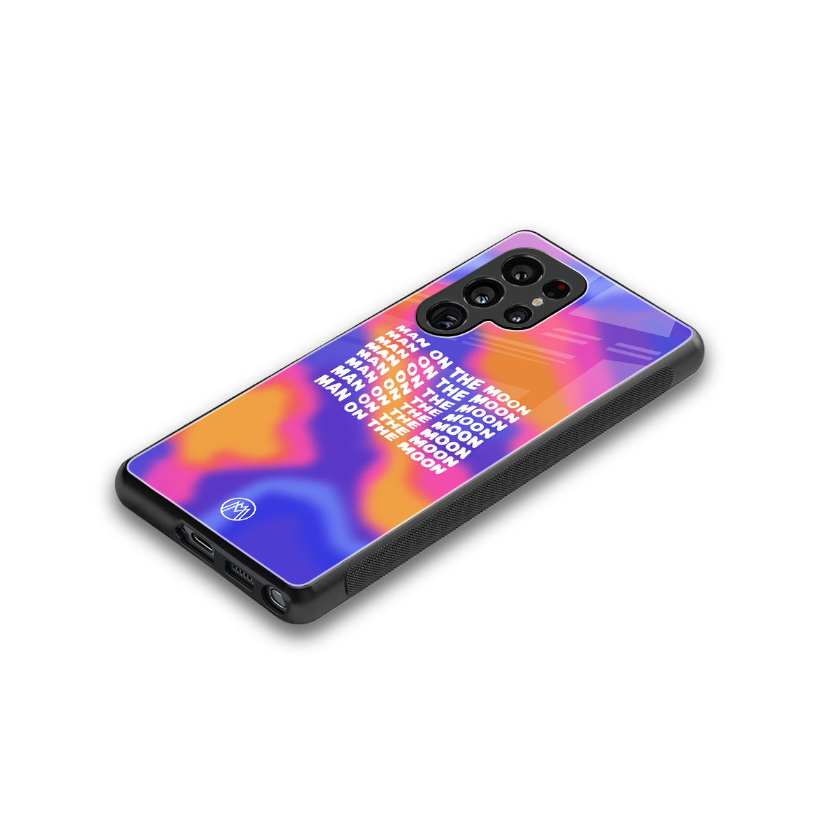 moon man back phone cover | glass case for samsung galaxy s25 ultra