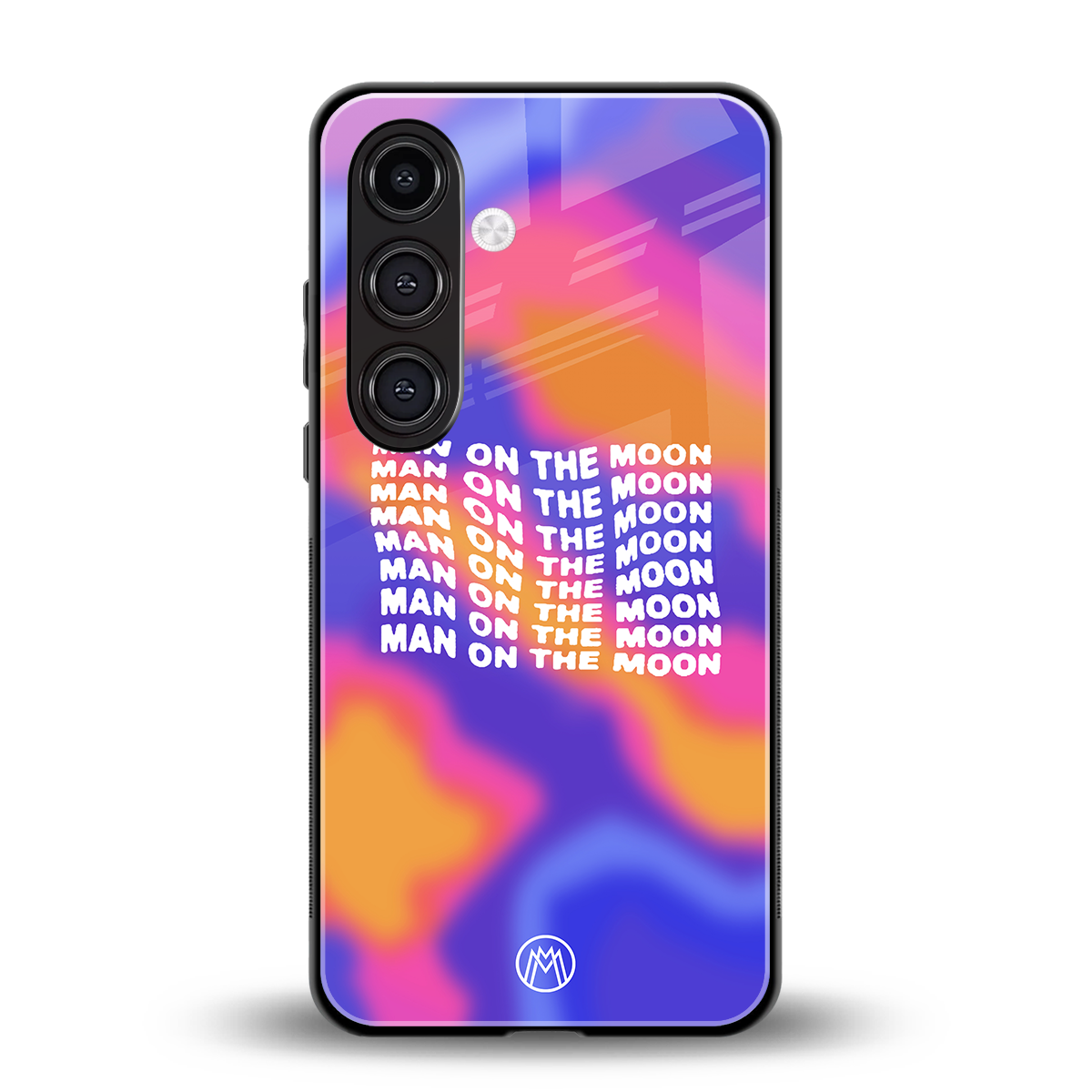 moon man back phone cover | glass case for samsung galaxy s23 plus