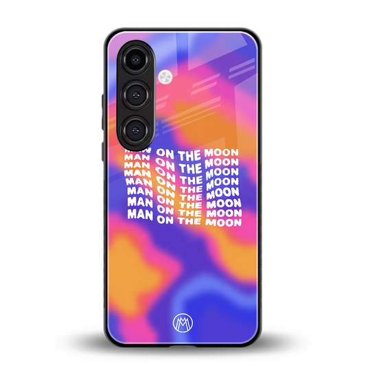 moon man back phone cover | glass case for samsung galaxy s23 plus