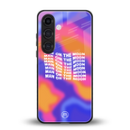 moon man back phone cover | glass case for samsung galaxy s25 plus