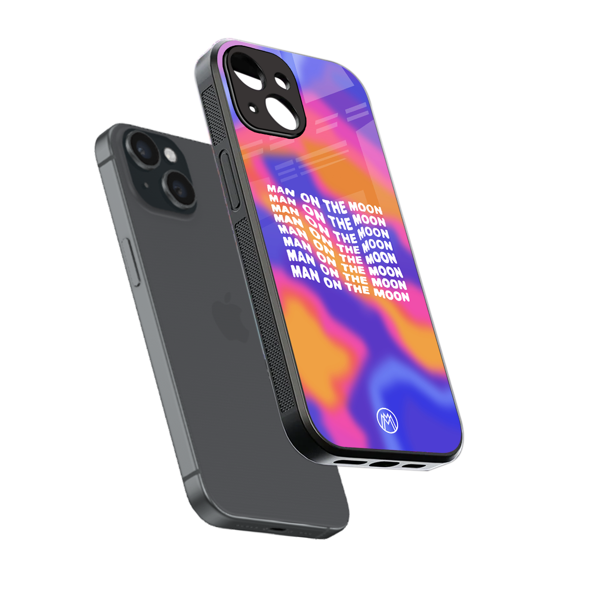 moon man back phone cover | glass case for iphone 14