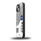 moon space back phone cover | glass case for iphone 13 mini