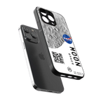 moon space back phone cover | glass case for iphone 15 pro