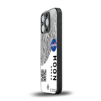moon space back phone cover | glass case for iphone 16 pro