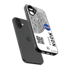 moon space back phone cover | glass case for iphone 16