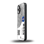 moon space back phone cover | glass case for iphone 16