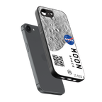moon space back phone cover | glass case for iphone 16e