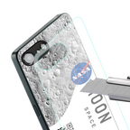 moon space back phone cover | glass case for iphone 16e