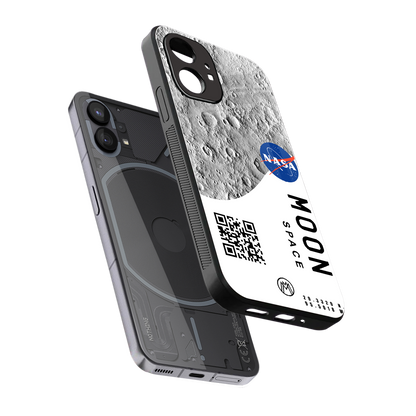 moon space back phone cover | glass case for nothing phone 1