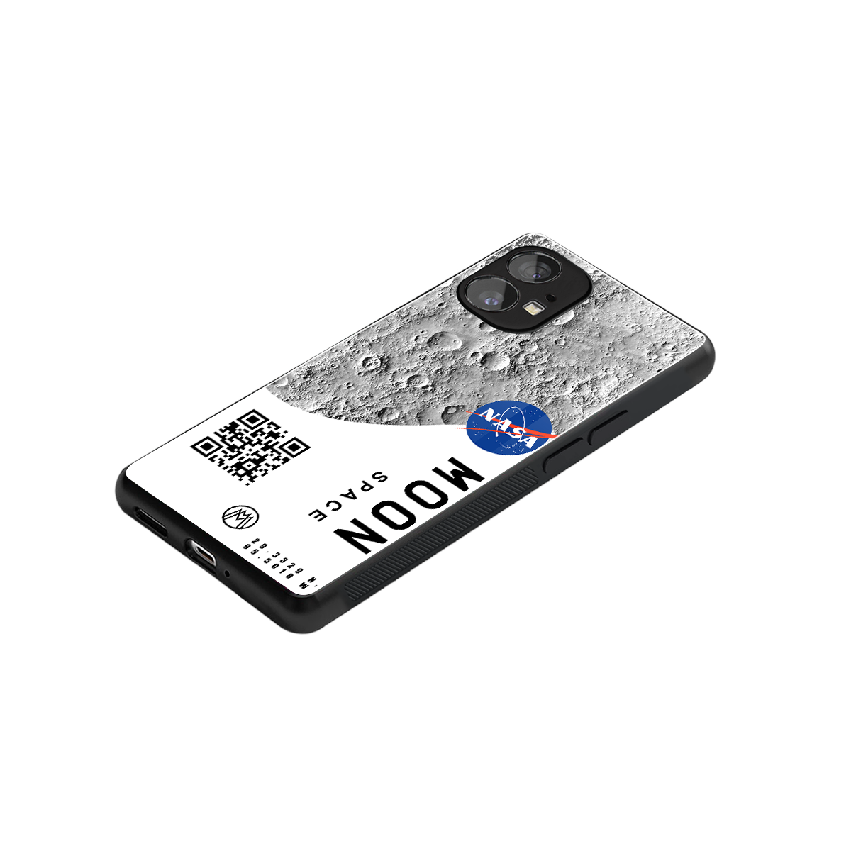 moon space back phone cover | glass case for nothing phone 1
