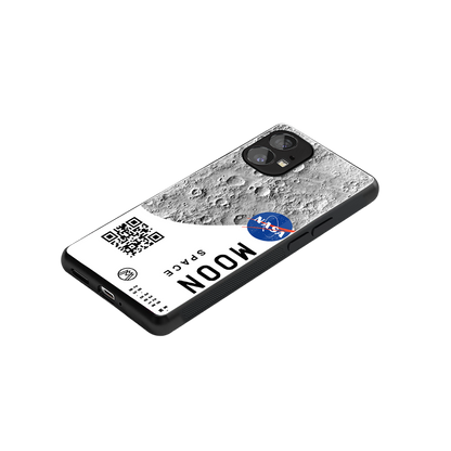 moon space back phone cover | glass case for nothing phone 1